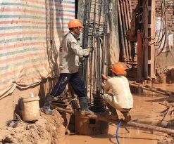 Hạ lồng thép cọc khoan nhồi
