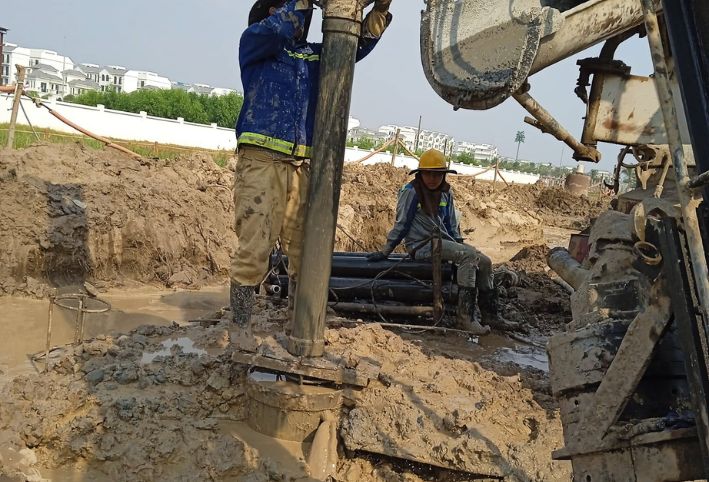 KHOAN CỌC NHỒI TẠI HÀ NỘI ĐỔ BÊ TÔNG