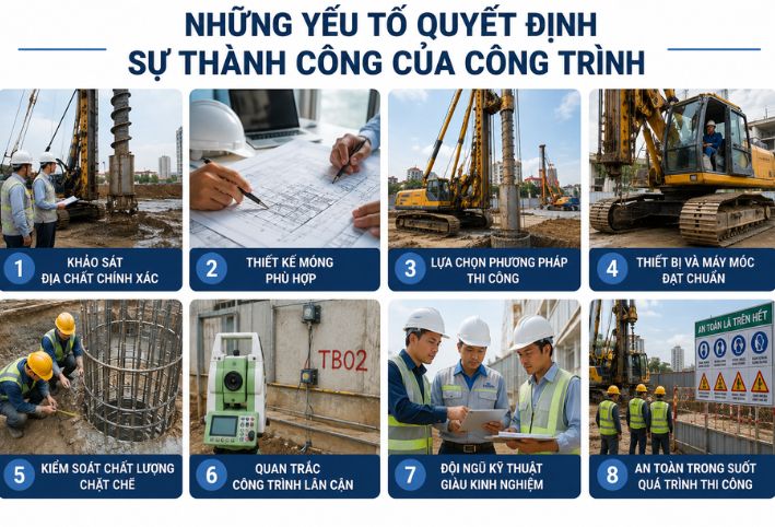 Các yếu tố cốt lõi quyết định sự thành công của một công trình xây dựng